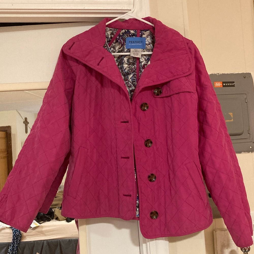 Pink Quilted Jacket for Women